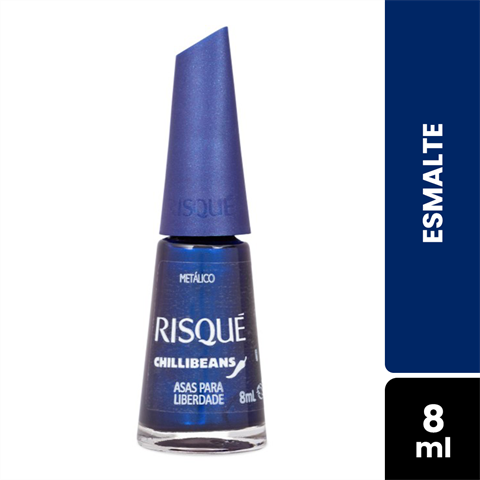 Esmalte Risqué Chillibeans Metálico Asas Para Liberdade Com 8ml