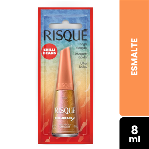 Esmalte Risqué Chillibeans Efeito Verdadeira Camaleoa Blister Com 8ml
