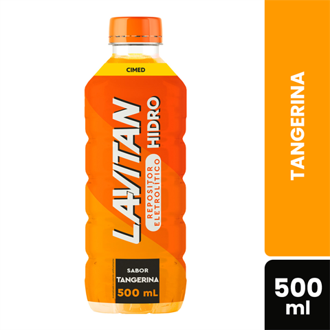 Isotônico Lavitan Hidro Repositor Eletrolítico Sabor Tangerina Com 500ml