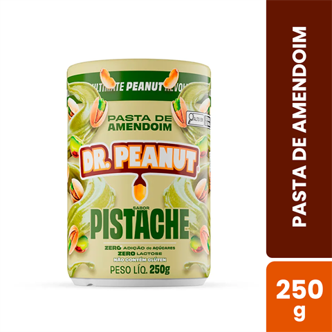 Pasta De Amendoim Dr. Peanut Sabor Pistache Com 250g
