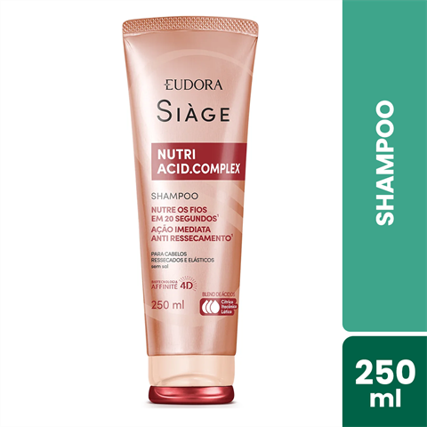 Shampoo Eudora Siàge Nutri Acid.Complex Com 250ml
