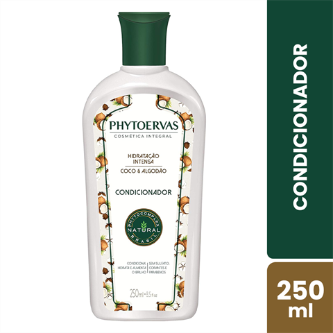 Condicionador Phytoervas Hidratação Intensa Coco & Algodão Com 250ml