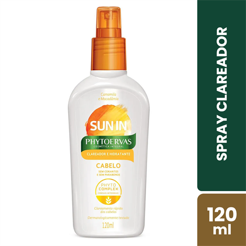Clareador Capilar Phytoervas Sun In Spray Para Cabelo Com 120ml
