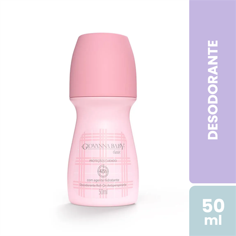 Desodorante Antitranspirante Giovanna Baby Roll-On Classic Com 50ml