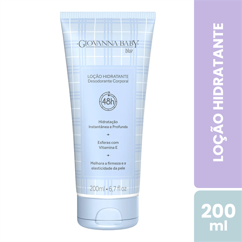 Loção Hidratante Giovanna Baby Blue Com 200ml