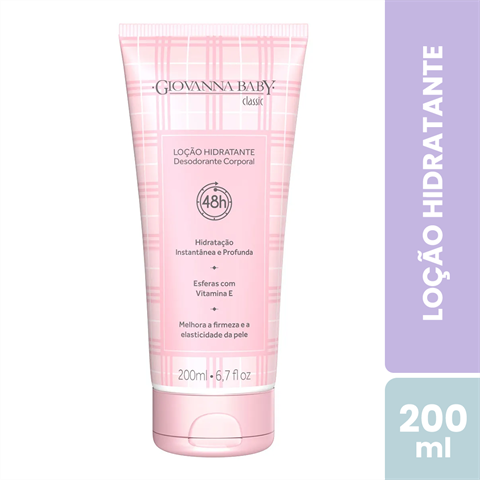 Loção Hidratante Giovanna Baby Classic Com 200ml