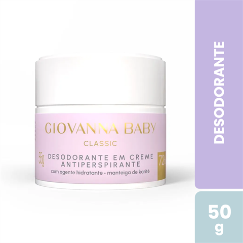 Desodorante Antitranspirante Giovanna Baby Creme Classic Com 50g