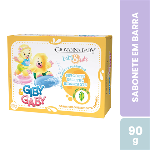 Sabonete Em Barra Giovanna Baby Giby & Gaby Baby & Kids Com 90g