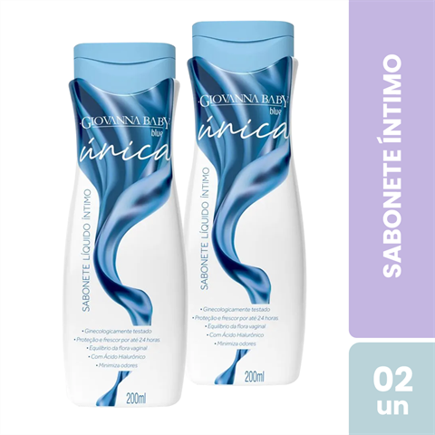 Pack Sabonete Íntimo Giovanna Baby Blue Única Com 2 Unidades De 200ml