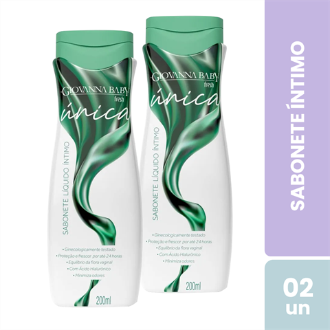Pack Sabonete Íntimo Giovanna Baby Fresh Única Com 2 Unidades De 200ml