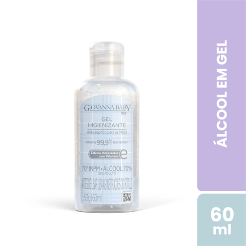 Álcool Em Gel Giovanna Baby Blue Com 60ml