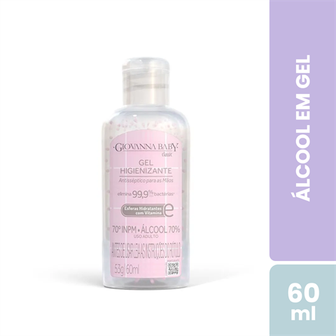 Álcool Em Gel Giovanna Baby Classic Com 60ml