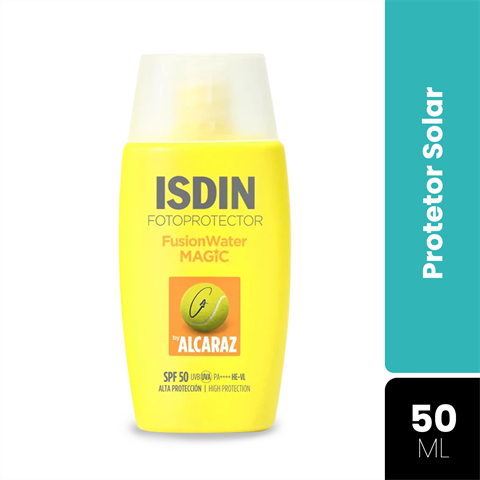 Protetor Solar Facial Isdin FotoProtector Fusion Water Magic By Alcaraz FPS50 Com 50ml