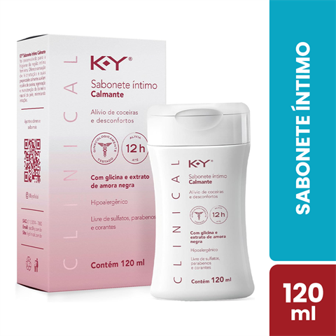 Sabonete Íntimo Calmante K-Y Clinical Com 120ml