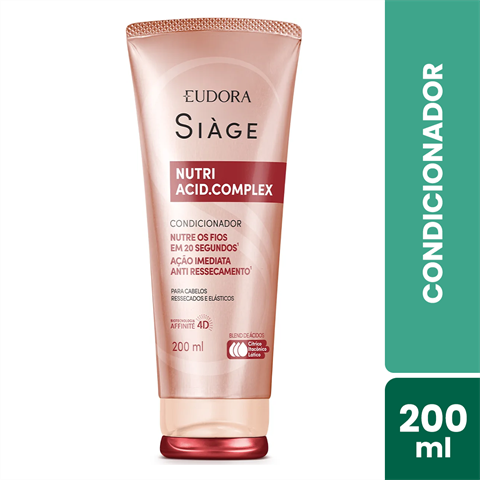 Condicionador Eudora Siàge Nutri Acid.Complex Com 200ml