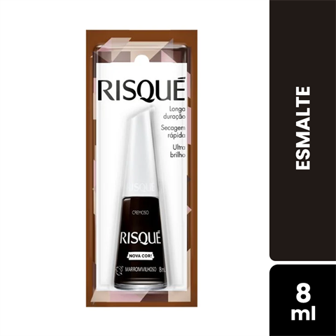 Esmalte Risqué Cremoso Marromvilhoso Blister Com 8ml