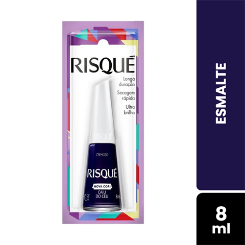Esmalte Risqué Cremoso Caiu Do Céu Blister Com 8ml