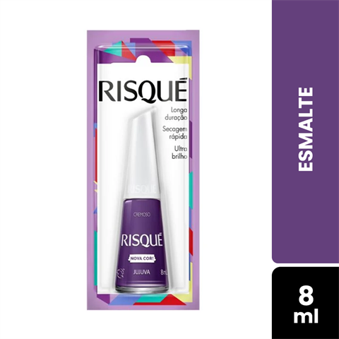 Esmalte Risqué Cremoso Jujuva Blister Com 8ml