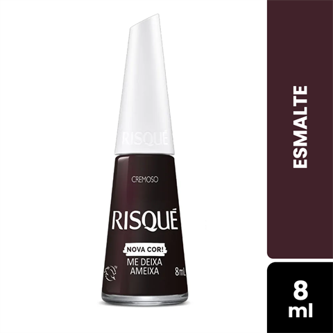 Esmalte Risqué Cremoso Me Deixa Ameixa Com 8ml
