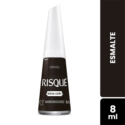 Esmalte Risqué Cremoso Marromvilhoso Com 8ml