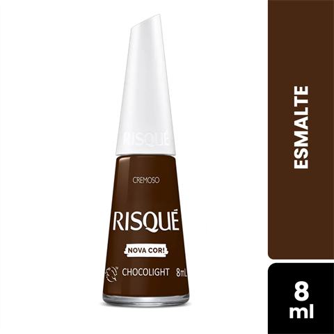 Esmalte Risqué Cremoso Chocolight Com 8ml