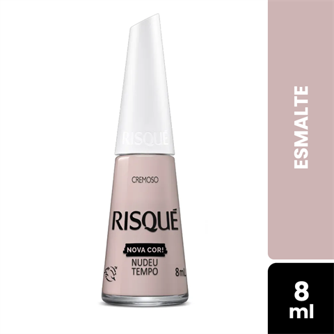 Esmalte Risqué Cremoso Nudeu Tempo Com 8ml