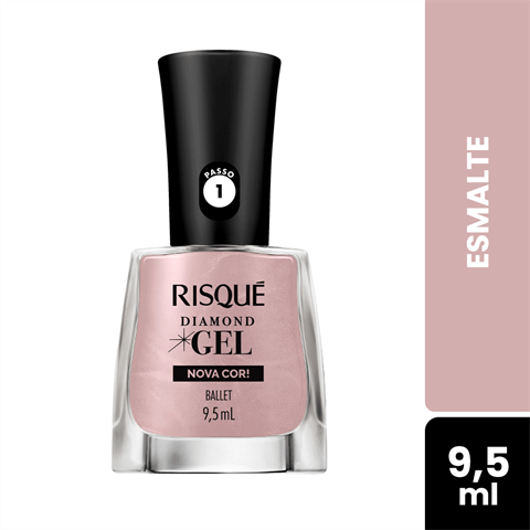 Esmalte Risque Diamond Gel Ballet Com 9,5ml
