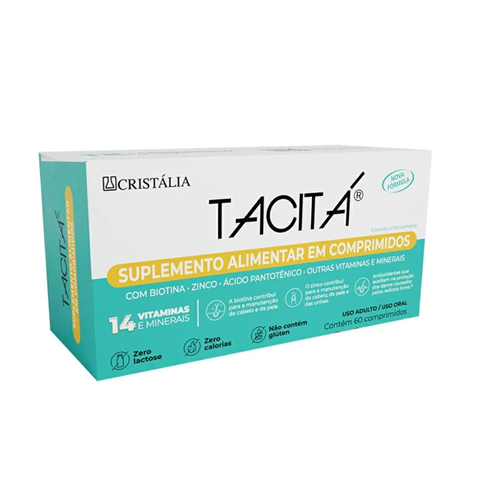 Suplemento Alimentar Tacitá Com 60 Comprimidos