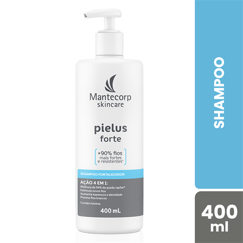 Shampoo Mantecorp Skincar Fortalecedor Pielus Forte Com 400ml