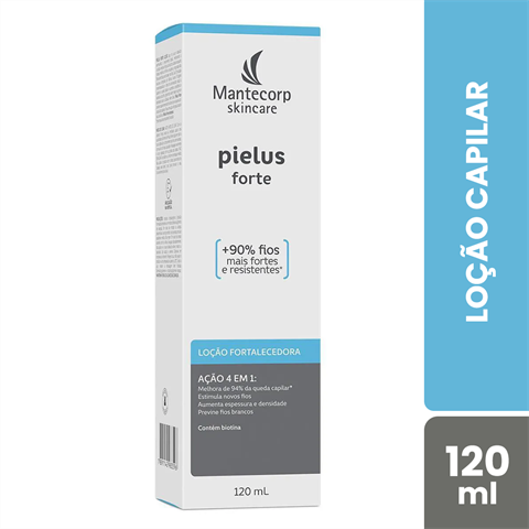 Loção Capilar Mantecorp Skincare Fortalecedora Pielus Forte Com 120ml