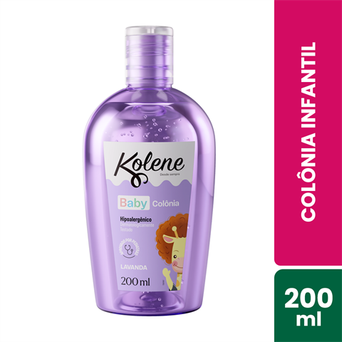 Colônia Infantil Kolene Baby Hipoalergênico Com 24 Unidades De 200ml