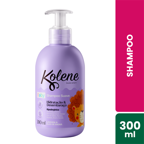 Shampoo Infantil Kolene Baby Hidratação & Desembaraço Com 12 Unidades De 300ml