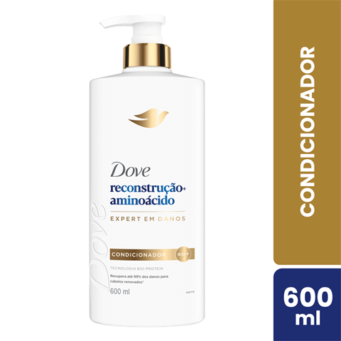 Condicionador Dove Reconstrução+Aminoácido Com 600ml
