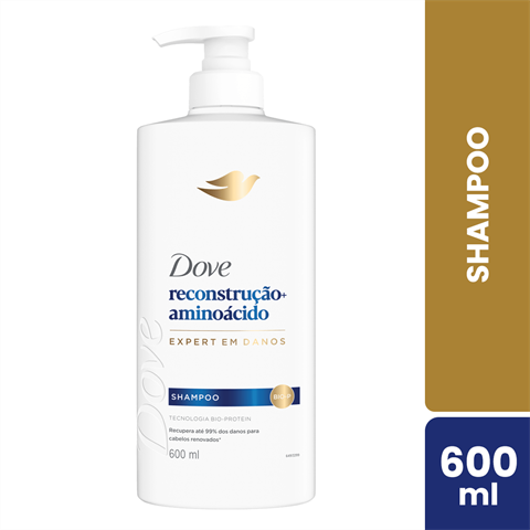 Shampoo Dove Reconstrução+Aminocácido Com 600ml