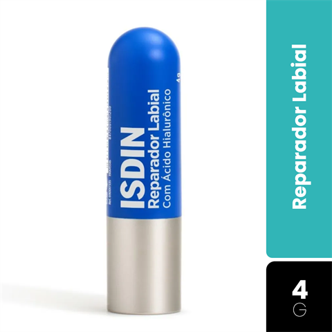 Reparador Labial Isdin Stick Com Ácido Hialurônico Com 4g