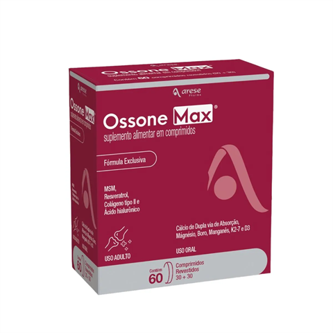 Suplemento Alimentar Ossone Max Com 60 Comprimidos