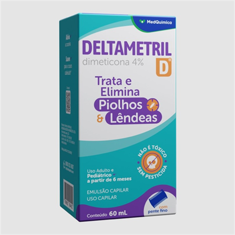 Deltametril D 4% Emulsão Capilar Com 60ml