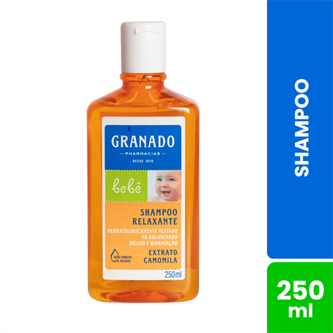 Shampoo Relaxante Infantil Granado Bebê Camomila Com 250ml