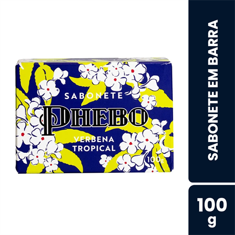 Sabonete Em Barra Phebo Verbena Tropical Com 100g