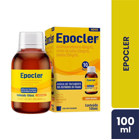 Epocler (50 + 53 + 40)mg/ml Solução Sabor Abacaxi Com 100ml