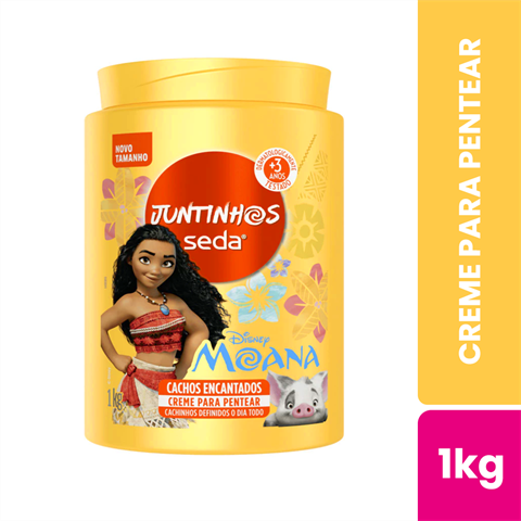 Creme Para Pentear Seda Juntinhos Cachos Encantados Com 1kg