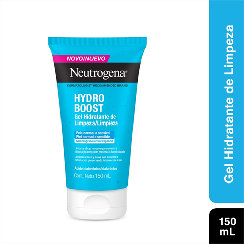 Gel Hidratante De Limpeza Neutrogena Hydro Boost Com 150ml