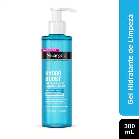 Gel Hidratante De Limpeza Neutrogena Hydro Boost Com 300ml