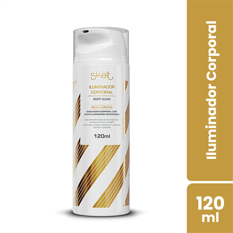 Iluminador Corporal Skelt Body Glow Com 120ml