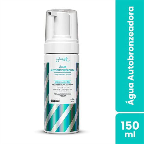 Água Autobronzeadora Skelt Com 150ml