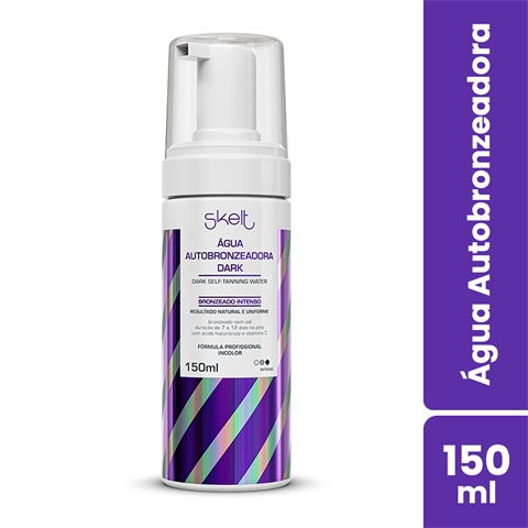 Água Autobronzeadora Skelt Dark Com 150ml