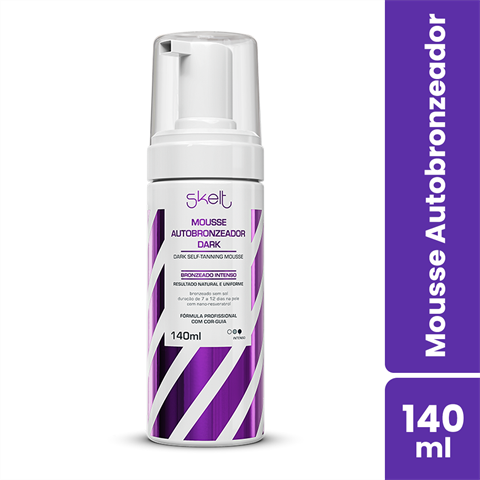 Mousse Autobronzeador Skelt Dark Com 140ml