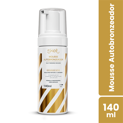 Mousse Autobronzeador Skelt Com 140ml
