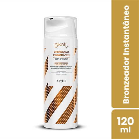 Bronzeador Instantâneo Skelt Body Bronzer Com 120ml