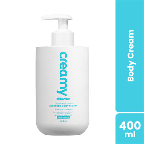 Loção Hidratante Corporal Creamy Ceramide Body Cream Sem Fragrância Com 400ml